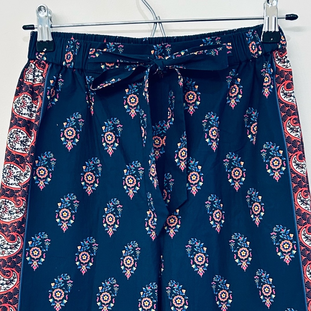 NEW Anthropologie Tanvi Kedia Colorful Bohemian Wide Leg Pants size XS NWT - Picture 9 of 12